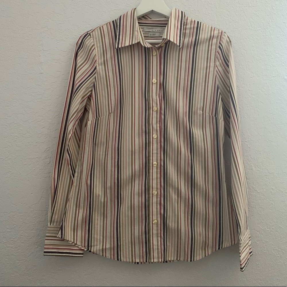 Old Navy Striped Button Down Shirt